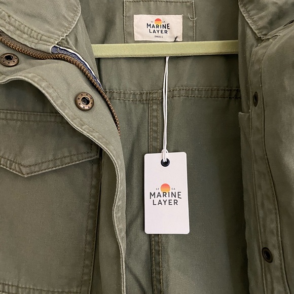 NWT Marine Layer army green jacket - Picture 3 of 7